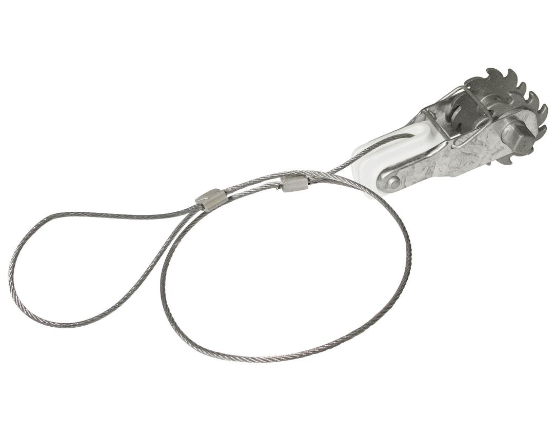 Gear-toothed wire tensioner