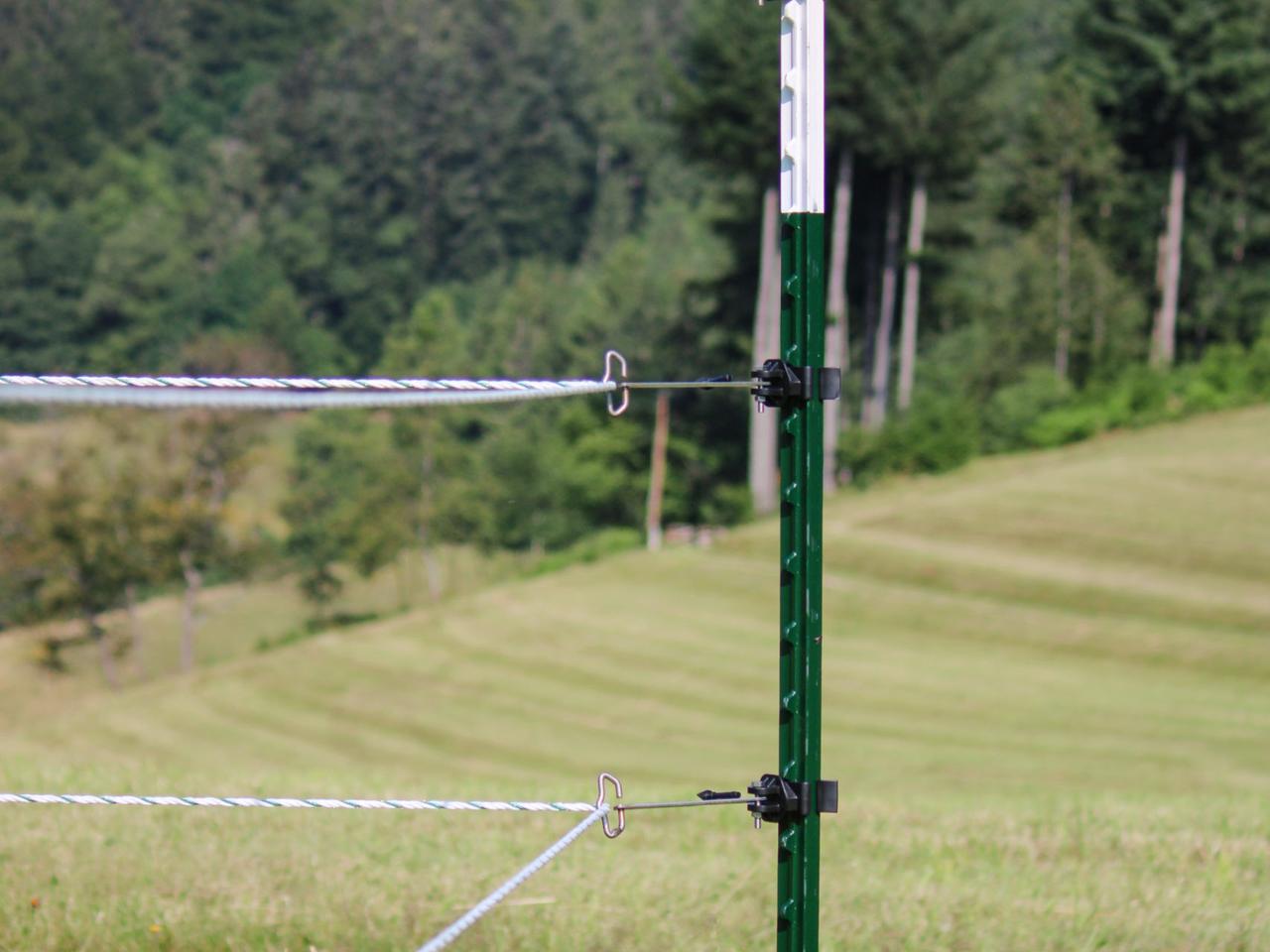 Tape/Rope Corner Solution T-Post