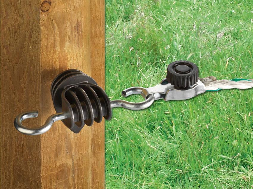Quick rope/poly wire connector