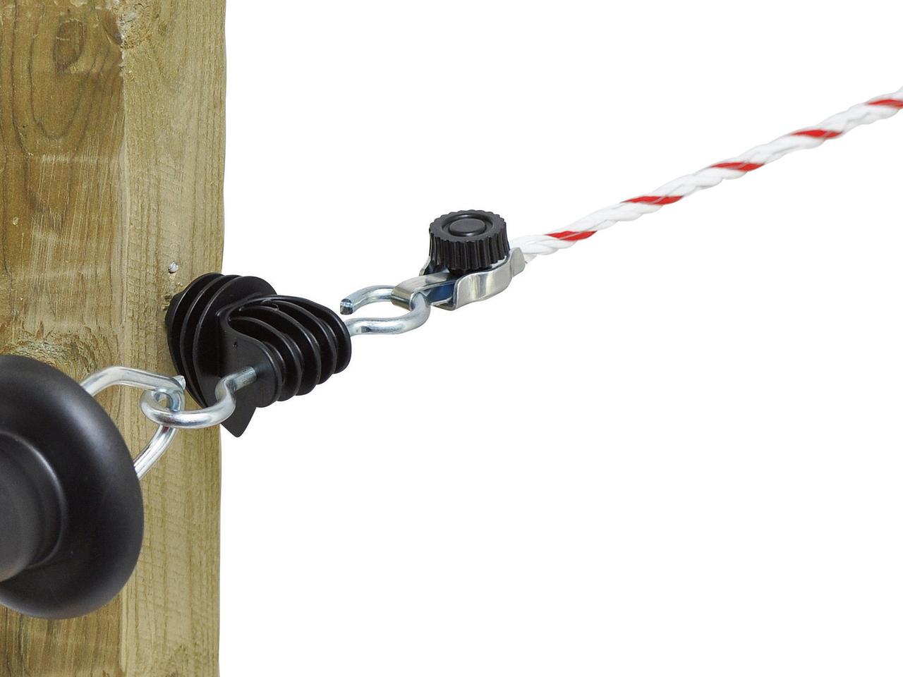 Quick rope/poly wire connector