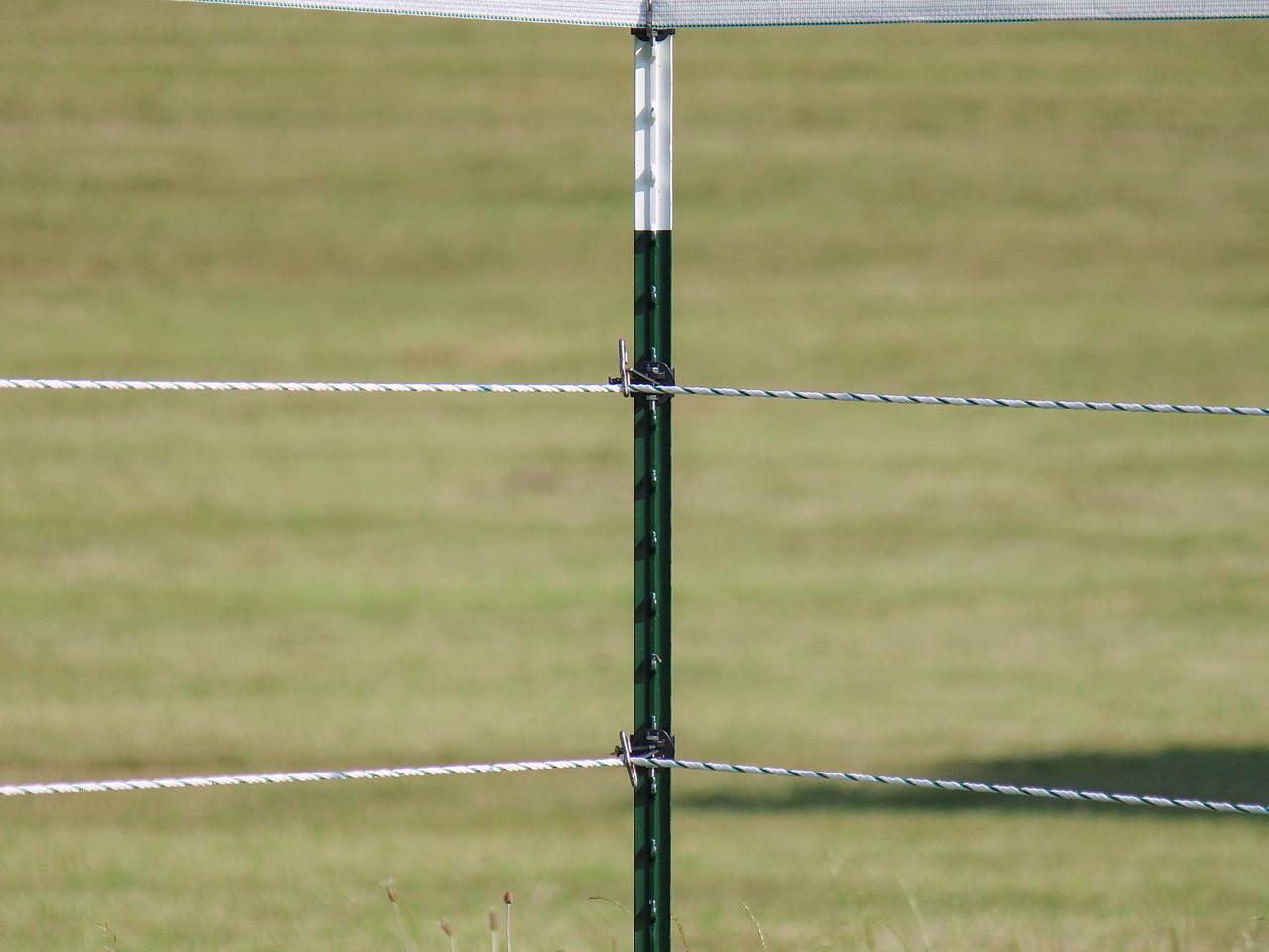 Tape/Rope Corner Solution T-Post