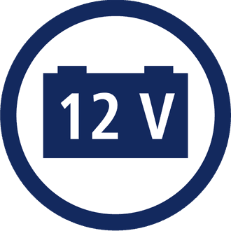 12 volt battery-powered units - strong performance even on fences with heavier vegetative growth